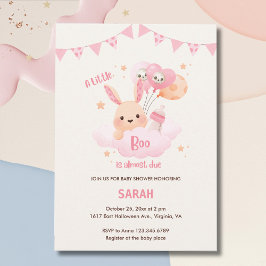 Invitaciones a la ducha para bebés de Halloween ro