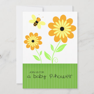 Invitaciones a la ducha para bebés de Honeybee