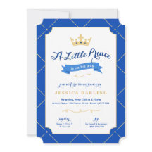 Invitaciones a la ducha para bebés de Little Princ