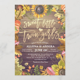 Invitaciones a la ducha para bebés Dulces Chicas g