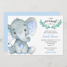 Invitaciones a la ducha para bebés (Elephant Water