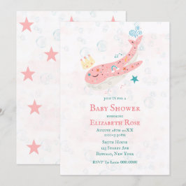 Invitaciones a la ducha para Chica de ballenas Boh