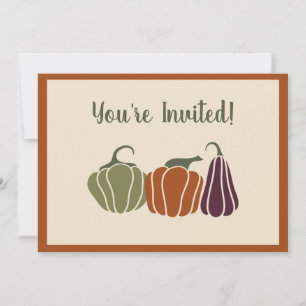 Invitaciones a la fiesta de Acción de Gracias