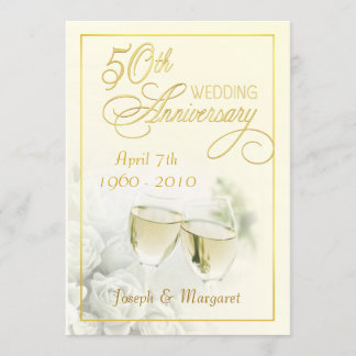 Invitaciones a la fiesta de aniversario de bodas d