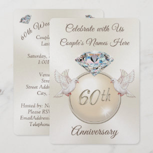 Invitaciones a la fiesta de aniversario de bodas d