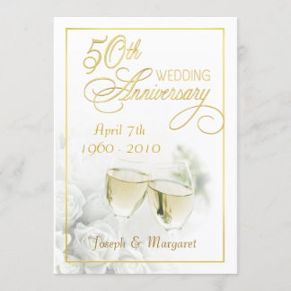 Invitaciones a la fiesta de aniversario de bodas d
