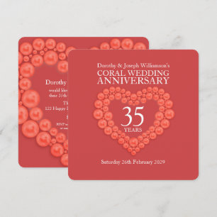 Invitaciones a la fiesta de aniversario de bodas d