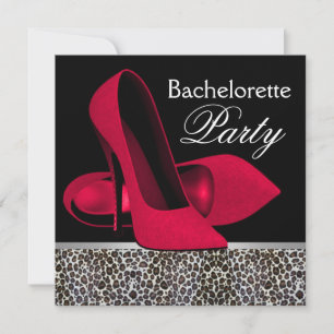 Invitaciones a la Fiesta de Bachelorette del Leopa