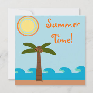 Invitaciones a la fiesta de barbacoa de la Isla de