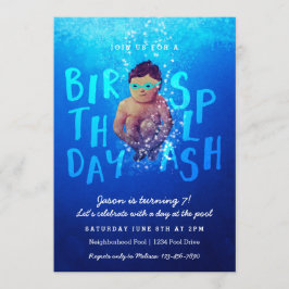 Invitaciones a la fiesta de billar 'Birthday Splas
