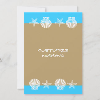 Invitaciones a la fiesta de bodas en la playa - pl