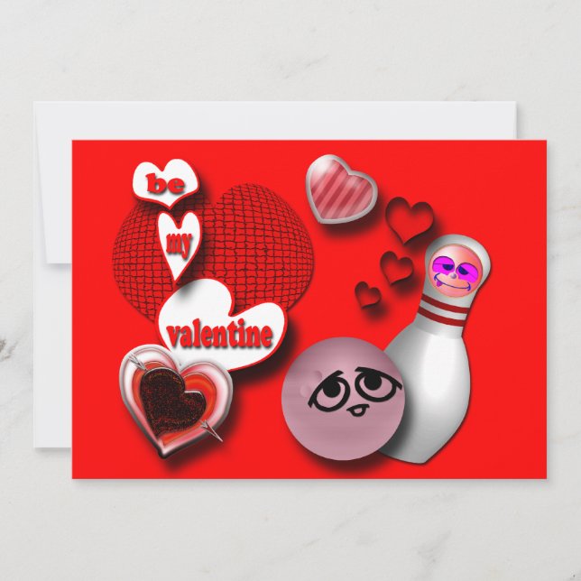 Invitaciones a la fiesta de bolos (Anverso)