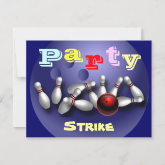 Invitaciones a la fiesta de bolos