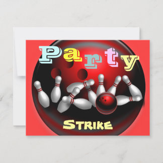 Invitaciones a la fiesta de bolos