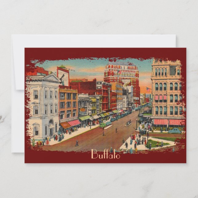 Invitaciones a la fiesta de búfalos de la calle pr (Anverso)