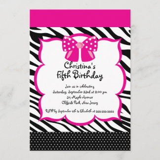 Invitaciones a la fiesta de Chica de cumpleaños de
