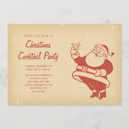 Invitaciones a la fiesta de cócteles de los Navida