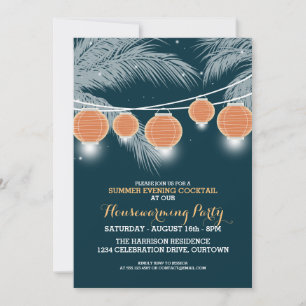 Invitaciones a la fiesta de cócteles de verano par
