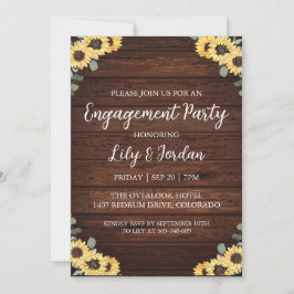 Invitaciones a la fiesta de compromiso de caída de