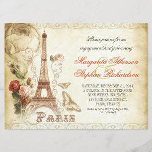invitaciones a la fiesta de compromiso de moda de