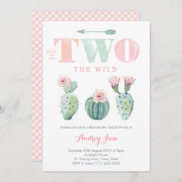 Invitaciones a la fiesta de cumpleaños 2 de Cactus