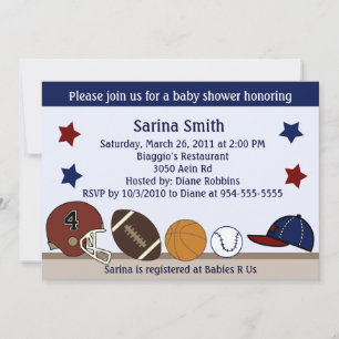 Invitaciones a la fiesta de cumpleaños/Baby Shower