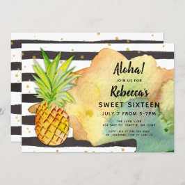 Invitaciones a la fiesta de cumpleaños de Aloha Pi