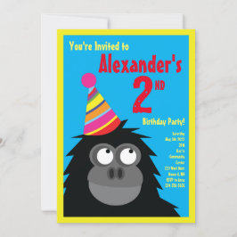 Invitaciones a la fiesta de cumpleaños de Ape Anim