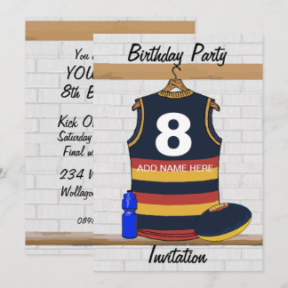 Invitaciones a la fiesta de cumpleaños de Australi