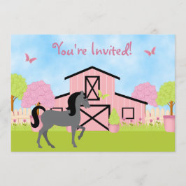 Invitaciones a la fiesta de cumpleaños de Barn de
