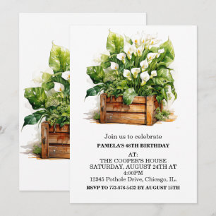 Invitaciones a la fiesta de cumpleaños de Calla Li