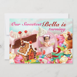Invitaciones a la fiesta de cumpleaños de Candy La