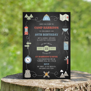 Invitaciones a la fiesta de cumpleaños de Chalkboa