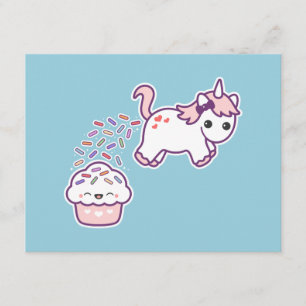 Invitaciones a la fiesta de cumpleaños de Cute Uni