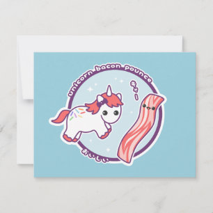 Invitaciones a la fiesta de cumpleaños de Cute Uni