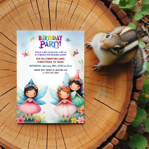 Invitaciones a la fiesta de cumpleaños de Fairy Ga