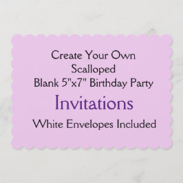Invitaciones a la fiesta de cumpleaños de forma de