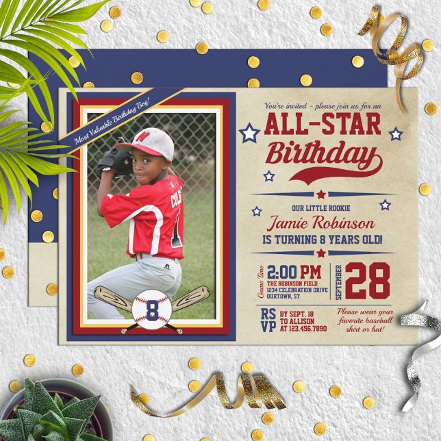 Invitaciones a la fiesta de cumpleaños de foto de  (Subido por el creador)