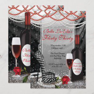 Invitaciones a la fiesta de cumpleaños de Fun Flir