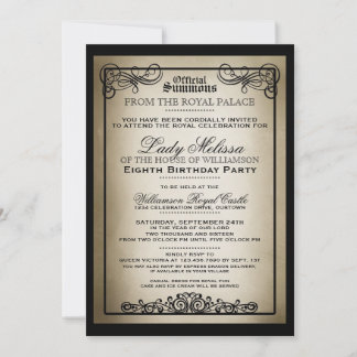 Invitaciones a la fiesta de cumpleaños de Gala Rea
