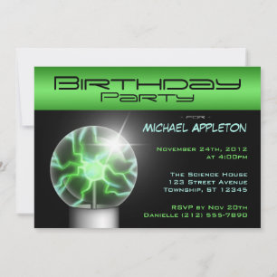 Invitaciones a la fiesta de cumpleaños de Green Pl