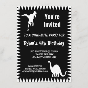 Invitaciones a la fiesta de cumpleaños de Guay T R