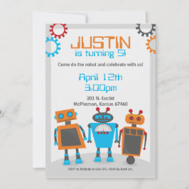 Invitaciones a la fiesta de cumpleaños de Kids Rob
