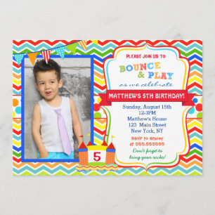 Invitaciones a la fiesta de cumpleaños de la casa