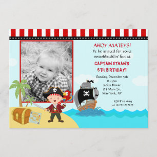 Invitaciones a la fiesta de cumpleaños de la foto