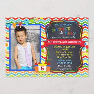 Invitaciones a la fiesta de cumpleaños de la foto 