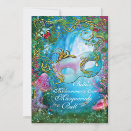 Invitaciones a la fiesta de cumpleaños de la masca