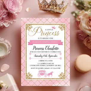 Invitaciones a la fiesta de cumpleaños de la princ