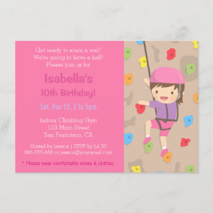 Invitaciones a la fiesta de cumpleaños de las chic