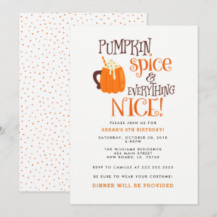 Invitaciones a la fiesta de cumpleaños de las espe